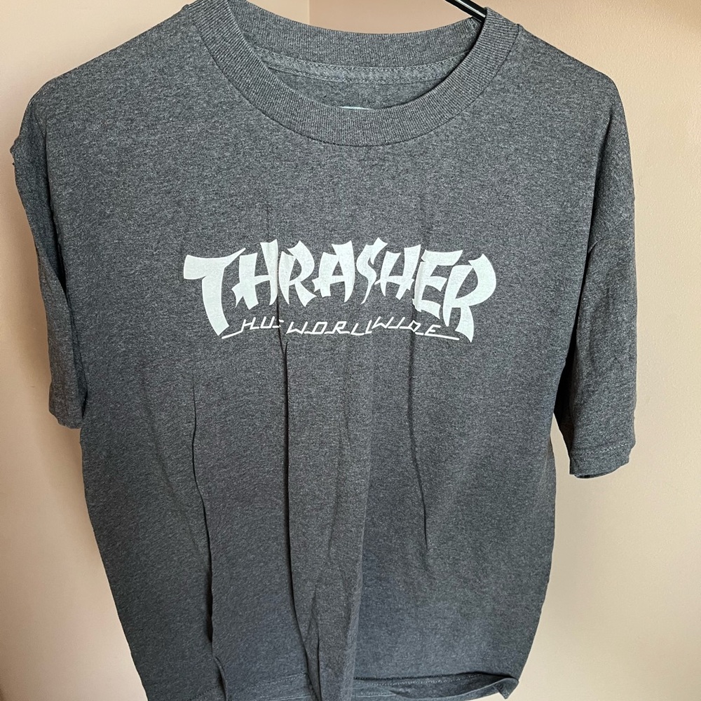 HUF Thrasher Gray T-Shirt